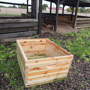 Automatic Wood Bee Hives Auto Frames Apiculture Beekeeping Equipment Tool Beehive Free Flowing Honey Nest Frame Nest Base Hive - Product Image 2