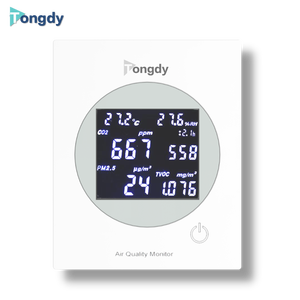 Monitor de temperatura e umidade do IAQ do CO2 do sistema de monitoramento da qualidade do ar no nível B do negócio com <span class=keywords><strong>sensor</strong></span> comercial do multi-<span class=keywords><strong>sensor</strong></span>