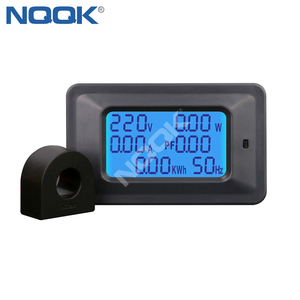 <strong>6</strong> Into 1 P06S-100 Voltage Ammeter <strong>V</strong> a Kw Pf Kwh Hz Digital Display <strong>LED</strong> Multi-function Power Meter With CT - Product Image 1