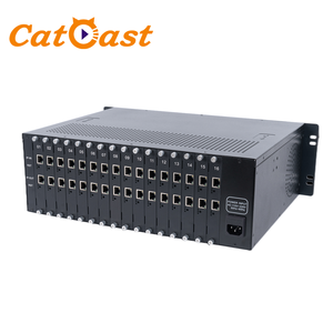 OTT IPTV-System H.265 Encoder 16 Kanäle IP-zu-IP-Streaming-Medien-Trans coder über HLS HTTP RTMP UDP SRT