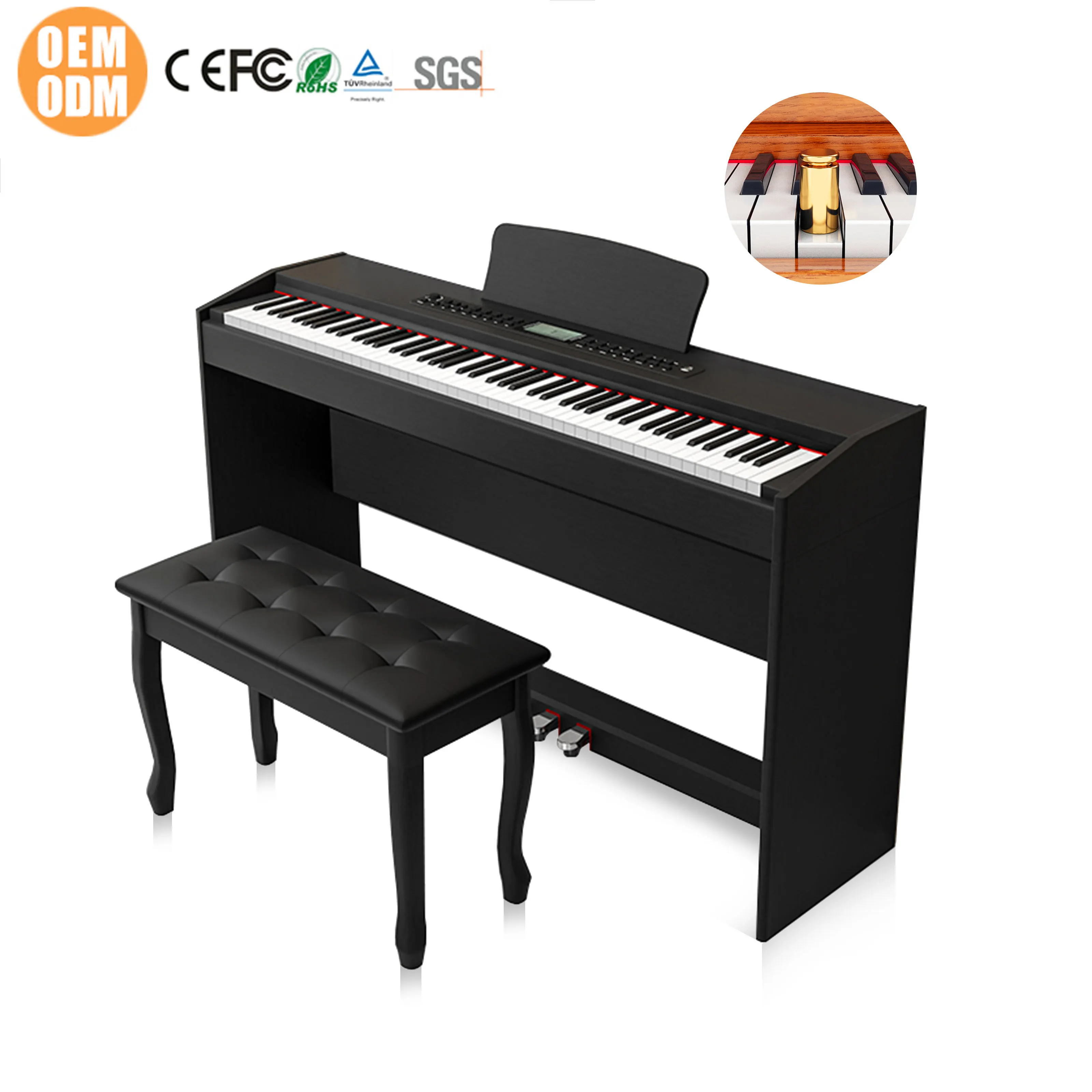 LeGem Charr Klavier tastatur 88 Tasten Midi Controller Tastatur Digital piano Digital Akustik Klavier zu verkaufen