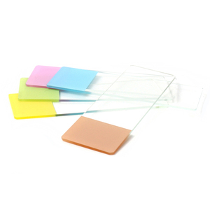 Cotaus Laboratory Use Colourful Glassware Fine Polished Cut Edges <strong>Microscope</strong> <strong>Slides</strong> Box - Product Image 1
