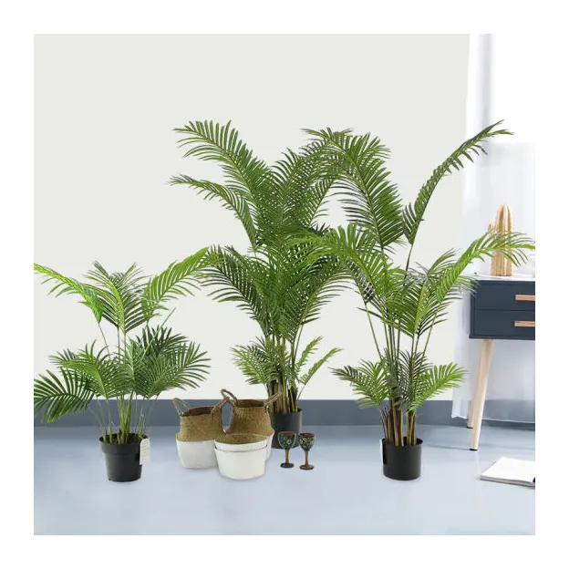 Linwoo Modern Indoor-Outdoor Bonsai Tree Pot Plastic Garden Paisagismo Plant Pots Palmeira Artificial para Decoração de Casa