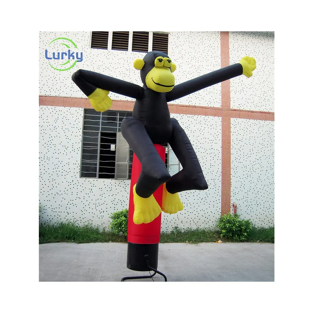 Commercial Customized Inflatable Monkey cartoon doll model Air Dancer Wave Character Advertising Inflatables Sexy Air Dancer