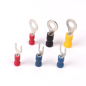 Yüksek kaliteli kırmızı vinil yalıtımlı SV 1.25-3 halk konektörü U şekli terminalleri kolay girilen elektrik teli konektörleri bakır - Product Image 3