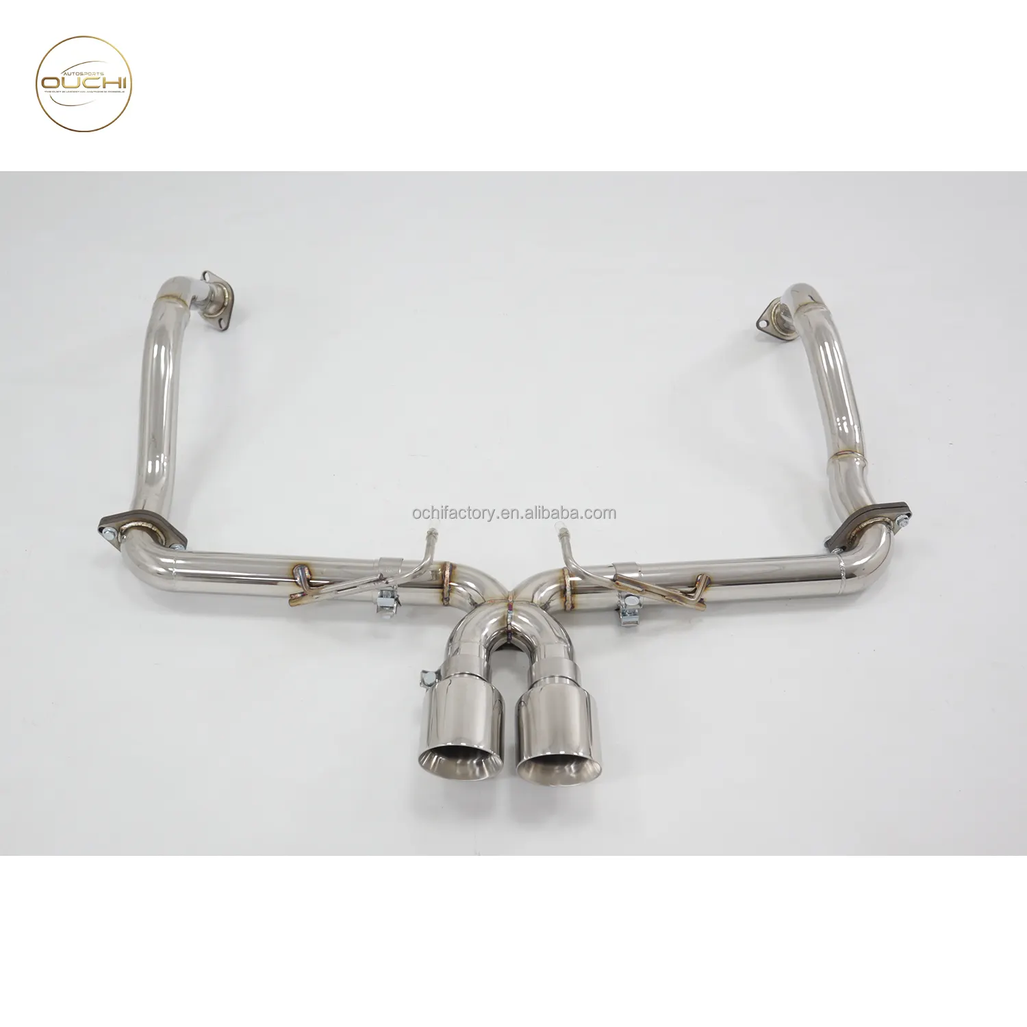 OUCHI Stainless Steel Vales Exhaust Catback For Porsche 718 Cayman/Boxster 982/T 2016-2020 2.0T Without Muffler Auto Performance