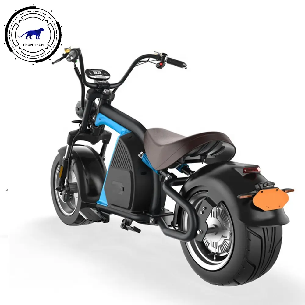 E-scooter City Coco Sepeda Motor Elektrik 2 Roda 1000W Skuter Golf Listrik Dewasa Citycoco Sepeda Motor Listrik Off Road