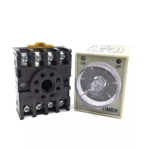 รีเลย์บอกเวลา AH3-2 AH3-3พร้อมตัวจับเวลาเมื่อเปิดเครื่องได้220V โหลดหน้าสัมผัสพลังงานสูง - Product Image 1