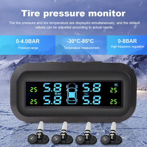 Sistema de monitoreo tpms del parabrisas solar sensor interna de alarma de presión de neumáticos inalámbricos para automóviles - Product Image 3