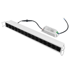 Tubo de luz de ángulo de haz ancho de aluminio integrado Sistema de iluminación lineal interior 10W LED Downlight - Product Image 4
