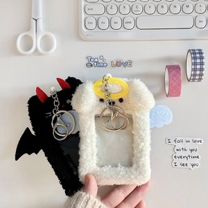 LOW MOQ Custom Your Own Design Cute Fur Card Cover case Stars Furry <strong>Photo</strong> Collect Card Holders Kpop <strong>Plush</strong> Photocard Holder - Product Image 3