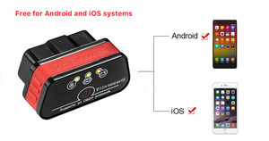 KONNWEI fábrica directa ELM327 para Bluetooth OBDII escáner de diagnóstico Android e IOS lector de código con aplicación gratuita 12V DC voltaje - Product Image 5