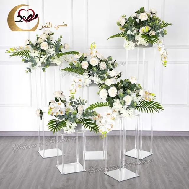 Blumen sockel stehen Acryl Hochzeit Mittelstücke & Tisch dekoration