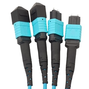 10m (32.8ft) MPOトランクケーブルUPCオスMPO-12 MPO-12 UPCオス48ファイバーマルチモードOM4プレナムOFNPタイプBダブルジャケット - Product Image 5
