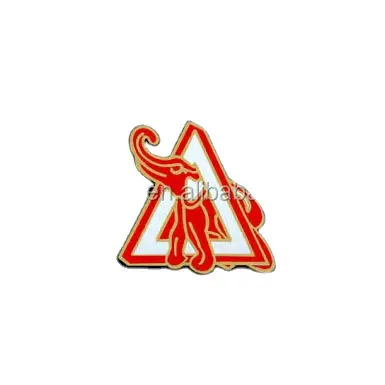 Moda DST Hermanas Asociación Triángulo Rojo Elefante Broche