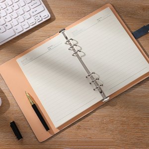A5 Pu Leather Deed <strong>Notebook</strong> Journal Plan Book Custom <strong>Notebooks</strong> - Product Image 4