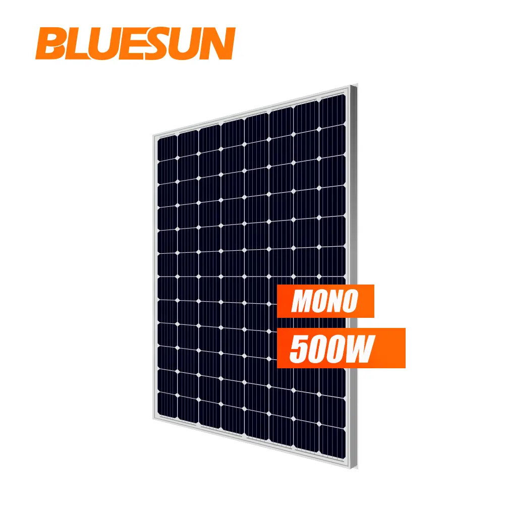 Hot sale chinese solar panels 380w 400 w 480w 500w mono bluesun 500wp solar panel