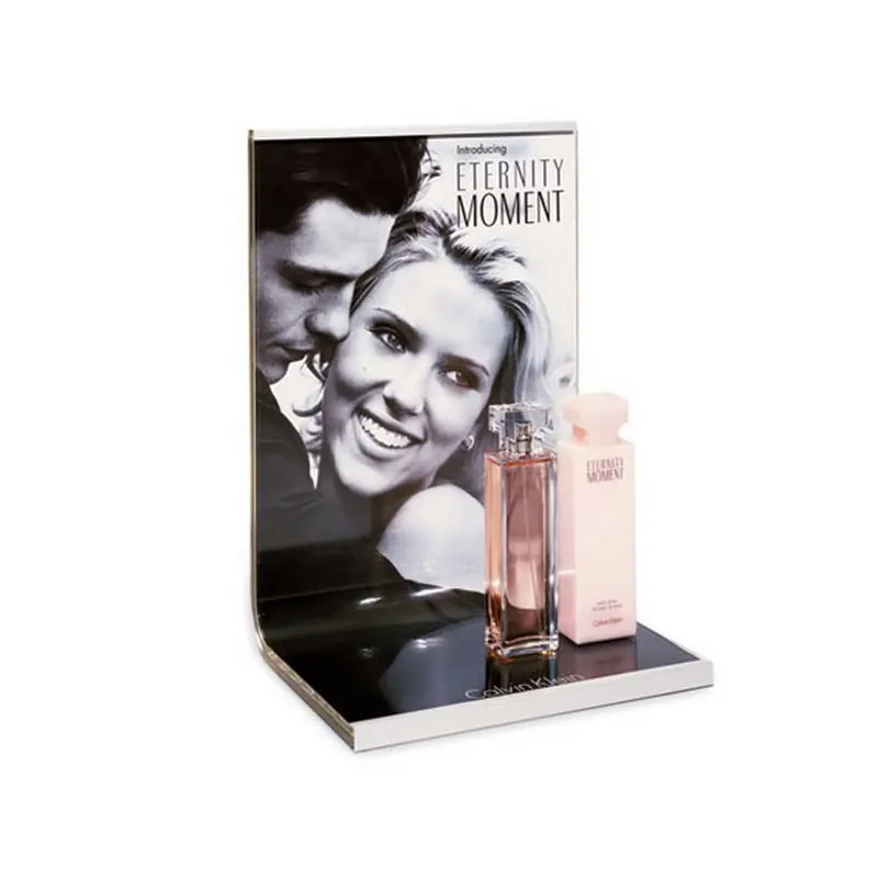 Özel lüks tasarım masaüstü kozmetik şişe akrilik parfüm kozmetik ekran standları