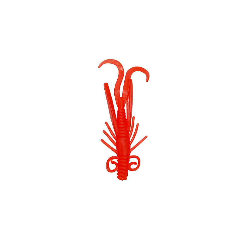Crevettes à queue de fleur de fée rouge en vrac, à l'unité