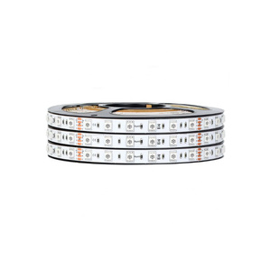 แถบไฟ LED แอดเดรส DC5V WS2812สมาร์ท5050 RGB IC 30/60/144LED สีมายากลกันน้ำแถบไฟพิกเซล LED - Product Image 1