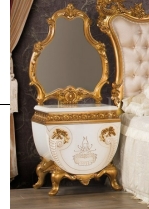 nightstand with mirror