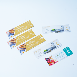 Cupones de papel de cartón impresos personalizados con servicio de impresión de cupones de facturas de código QR para minoristas y restaurantes - Product Image 3
