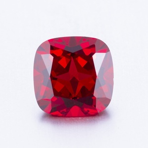 Red Lab Grown Ruby Stone Ausgefallene Form Ruby Gem stone Synthetic Lab Erstellt Ruby - Product Image 1