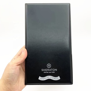 优质低价环保皮革餐厅支票书服务员定制标志支票演示者 - Product Image 3