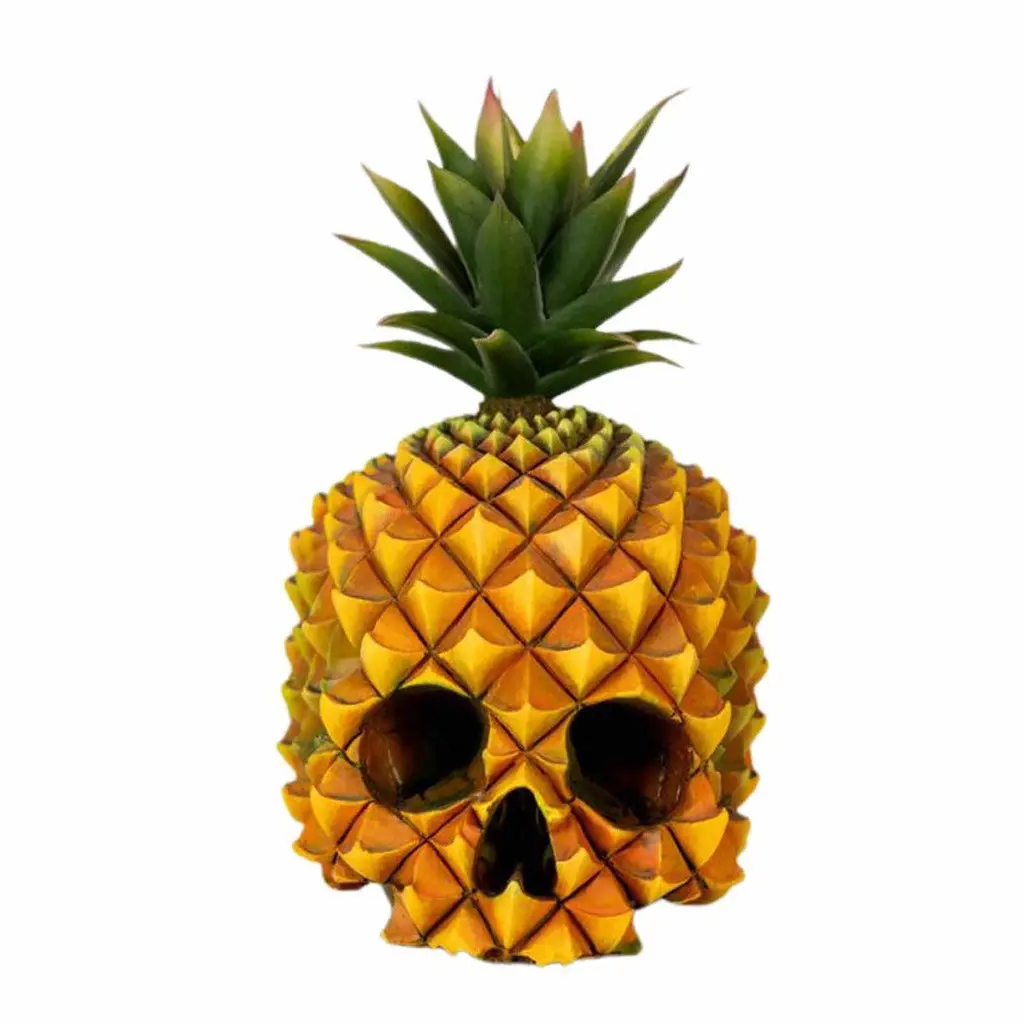 Nuovo ananas decorazione di Halloween atmosfera decorazione horror scheletro resina artigianato decorazione