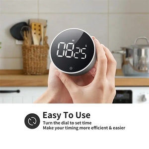 Magnetischer Küchen-Digitaltimer manueller Countdown Rotationstimer mechanischer Kochtimer Kochen Dusche Stoßuhr - Product Image 3