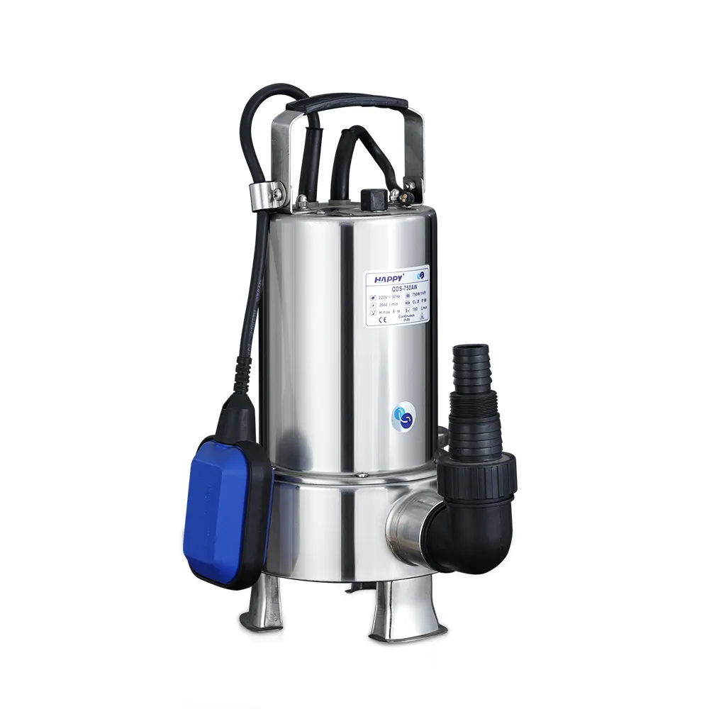 Stainless steel 0.75 1 hp sewage submersible electric water pump