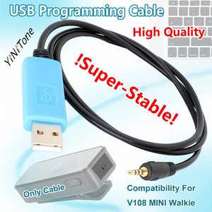 V108 MINI Walkie Talkie Zubehör Super stabile USB-Programmierung direkt zum PC Laptop USB-Anschluss effizient Programm kabel - Product Image 3
