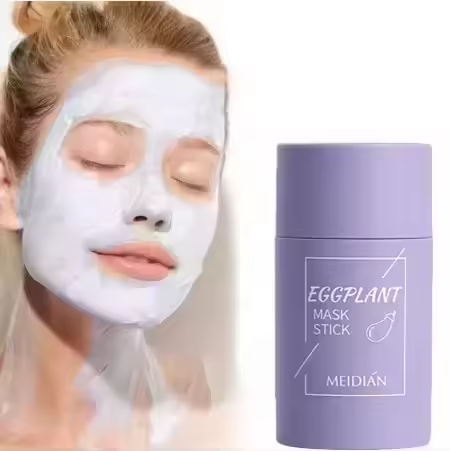 Masque à l'aubergine
