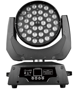 BOTAI 36x10W enerji verimli hareketli yıkama ışık RGBW LED çift soğutma sistemi DMX512 0-100% doğrusal karartma 30Hz DJ için Strobe - Product Image 5