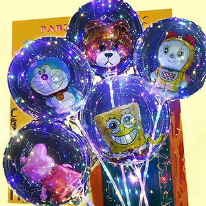Palloncino Luminoso Bobo Trasparente con Animali Cartoon, Accessorio per Feste per Bambini - Product Image 3