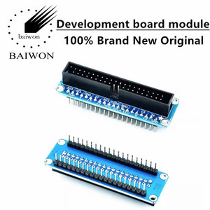 Ahududu Pi ile uyumlu, Breadboard adaptör panosu için 40 pinli ahududu PI GPIO genişletme kartı