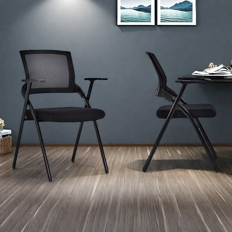 Folding training tables and chairs