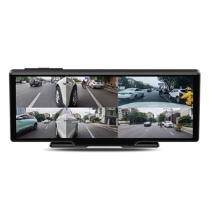 2022 Black New 64G 10 Inch Car Monitor Touch Screen Display With Rearview <strong>Mirror</strong> Whole Vehicle <strong>Image</strong> 360 Degree Car Camera - Product Image 1
