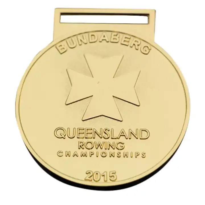 Vente en gros médaille d'aviron de sport en métal commémorative personnalisée or argent bronze