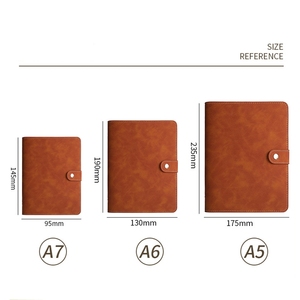 A5 A6 A7 Cover raccoglitore in pelle PU Shell Budget Journal Planner chiusura a bottone a scatto per buste in contanti