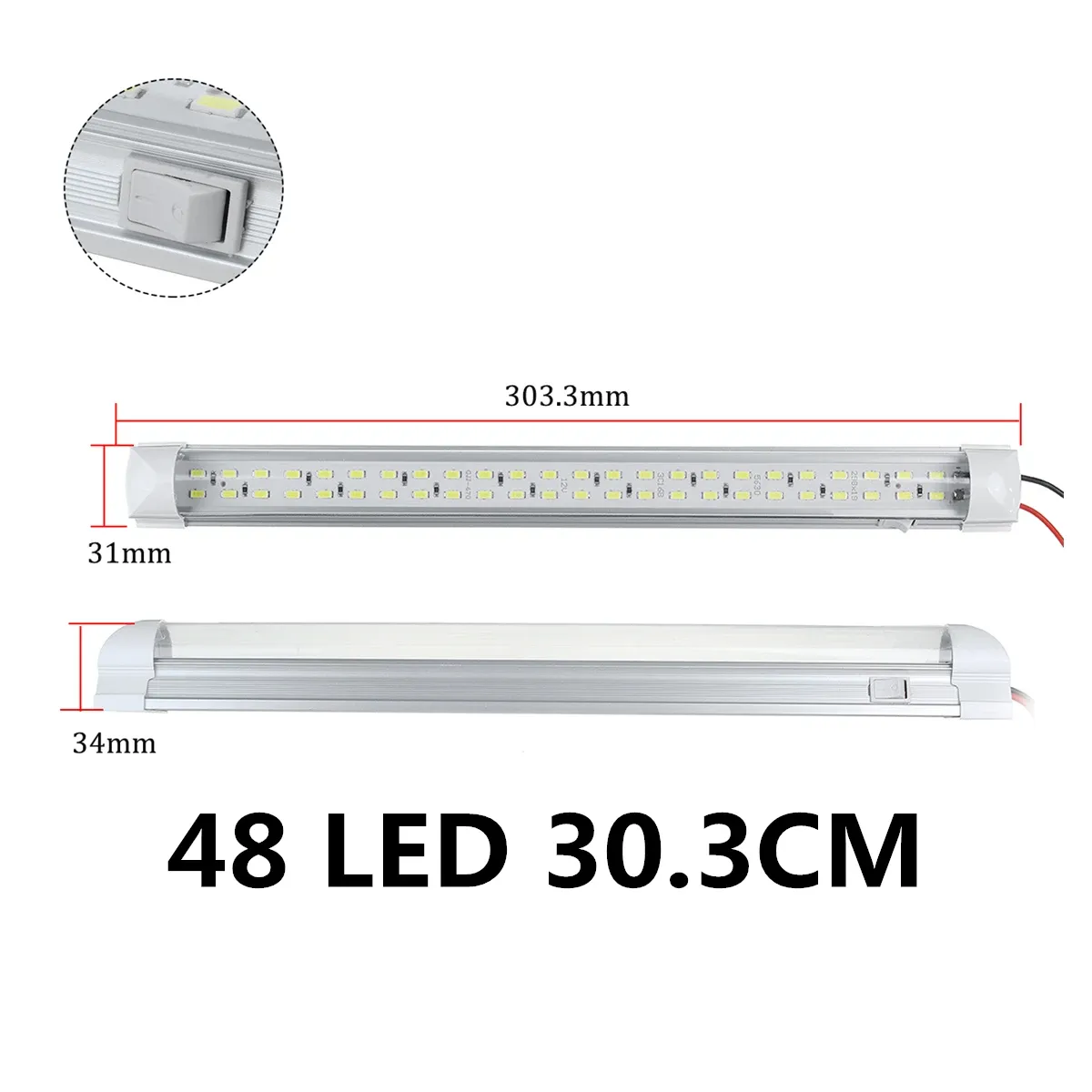12V-2PCS-48 LED