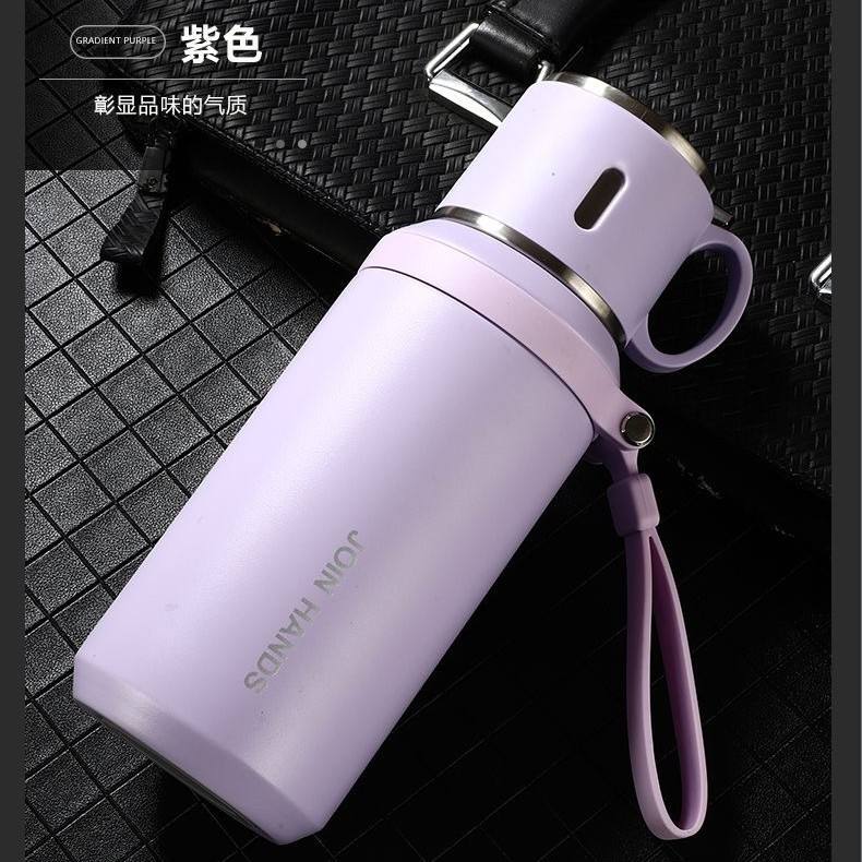 Tapa de tazón pequeño púrpura * separador de té 600ml