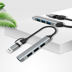 Usb ve tip-c usb hub 4 port usb3.0 usb-c hub için bilgisayarlar dizüstü bilgisayar - Product Image 6