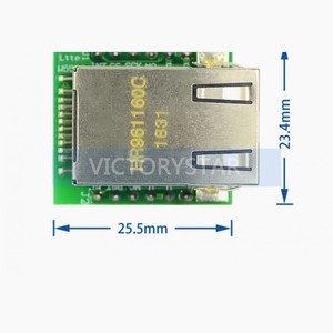 W5500 module TCPIP Ethernet compatible with WIZ820IO network interfacepUSRES1 is embedded with Wiznet W5500 chip which <strong>uses</strong> hard - Product Image 2
