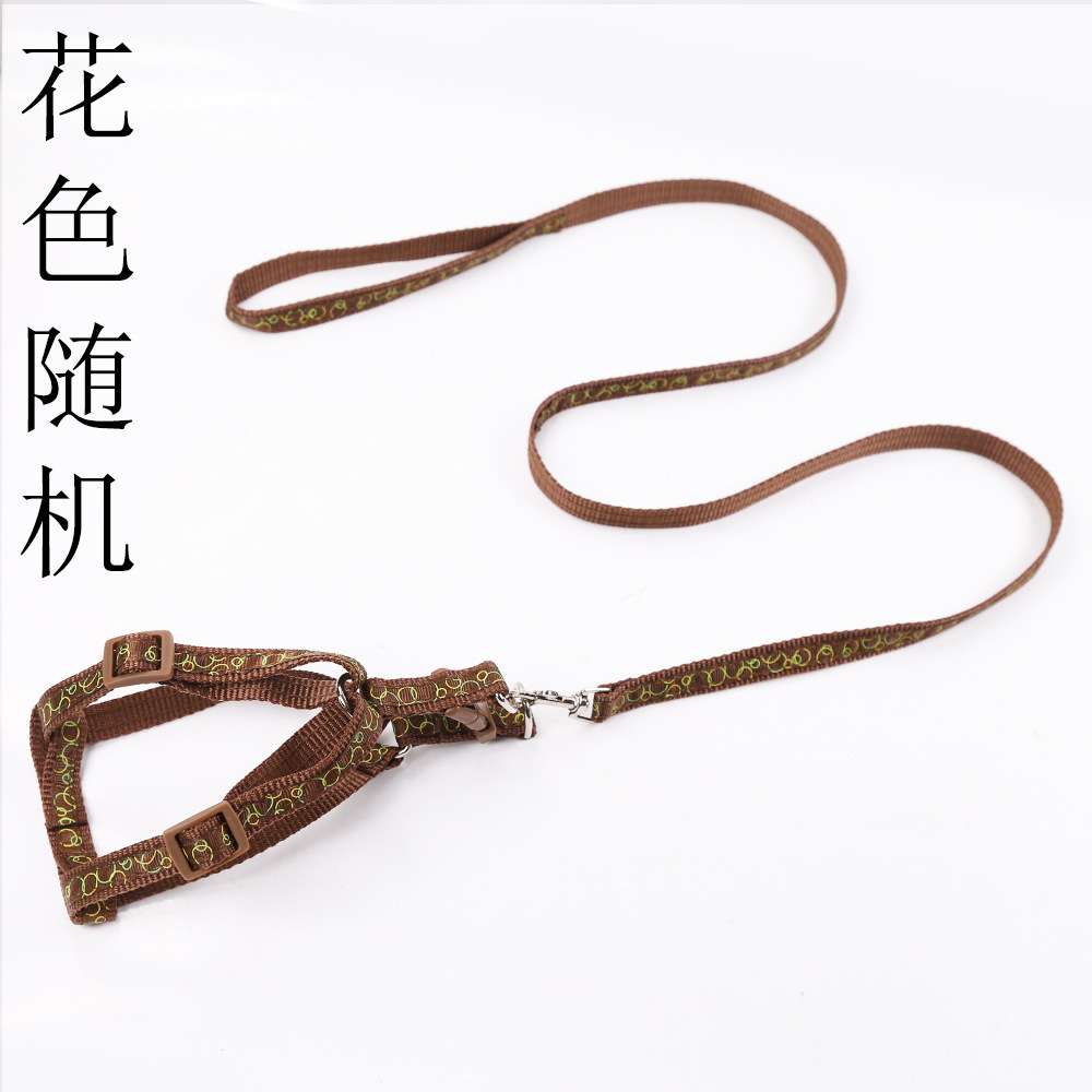 Corde de traction pour sangle de poitrine imprimée, couleur café
