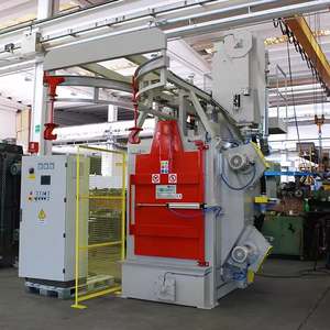 Fabrika-kullanılan tek/çift kanca atış püskürtmeli temizleme makinesi yeni durum PLC Motor şanzıman-yüzey parlatma için çekirdek bileşenleri - Product Image 2