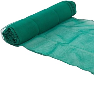 Red de plástico HDPE virgen 100% verde, seguridad de construcción/andamio/escombros/red de malla de andamio - Product Image 1