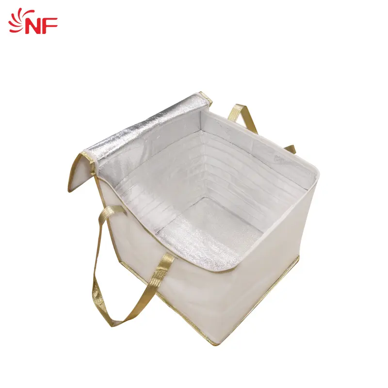 Personnalisé 110-240V Express isolé feuille d'aluminium sac chauffant en gros feuille d'aluminium isotherme déjeuner sac isotherme