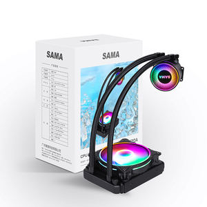 SAMA电脑处理器120毫米aio中央处理器冷却水冷却器套件电脑系统 - Product Image 3
