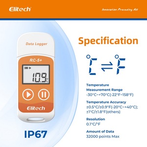 Multi Use Tracker Free <strong>Software</strong> PDF Report Elitech RC-5+ USB Temperature <strong>Data</strong> Logger Ready to Ship - Product Image 4
